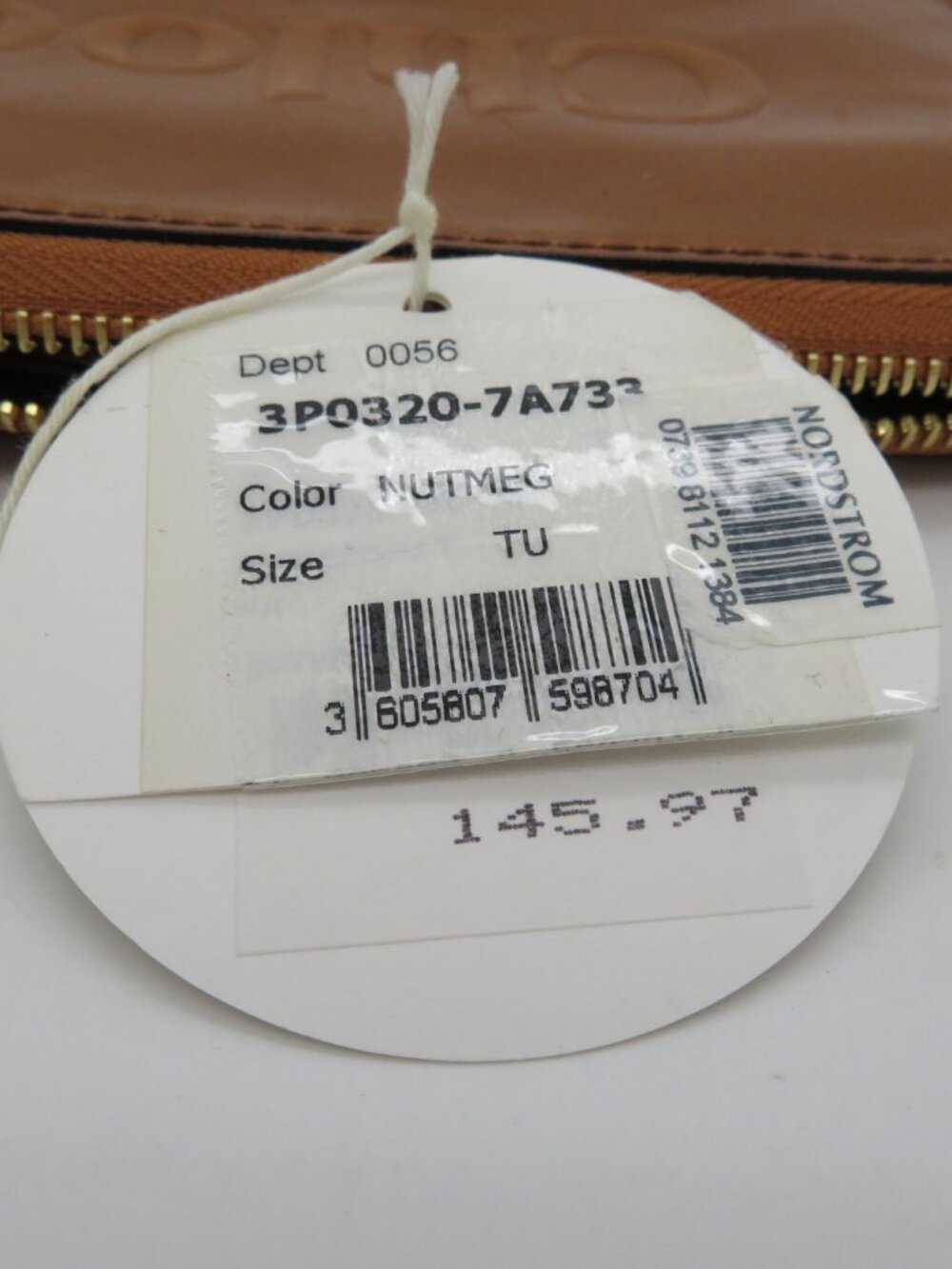 Chloé Nutmeg Brown Sheepskin Leather Wallet - Picture 9 of 16